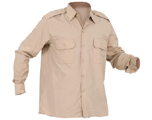 Man Shirt - Beige Israeli military uniform